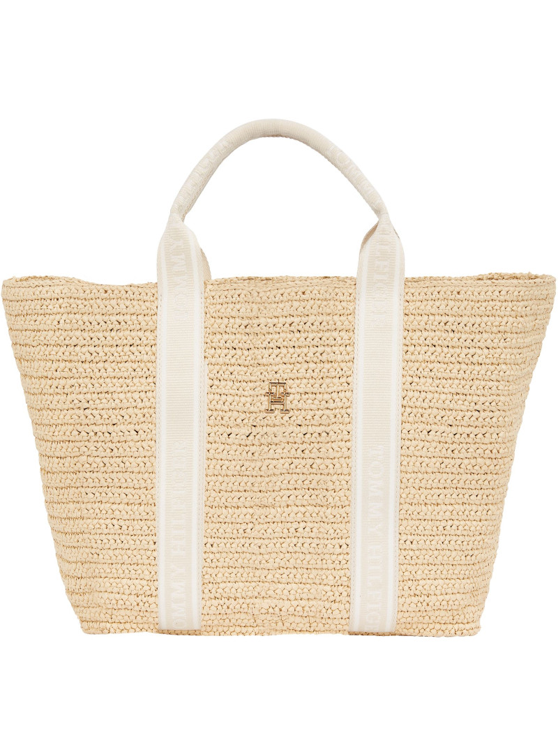 Torebka TOMMY HILFIGER Th Spring Logo Tote AW0AW17196 AA8