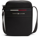 Czarna Torba Męska Saszetka TOMMY HILFIGER Th Foundation Mini Reporter AM0AM13196 BDS 1