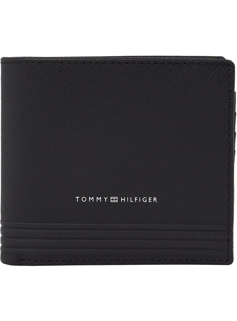 CZARNY PORTFEL TOMMY HILFIGER Th Business Cc Flap And Coin AM0AM13260 BDS CZARNY PORTFEL TOMMY HILFIGER Th Business Cc Flap And Coin AM0AM13260 BDS
