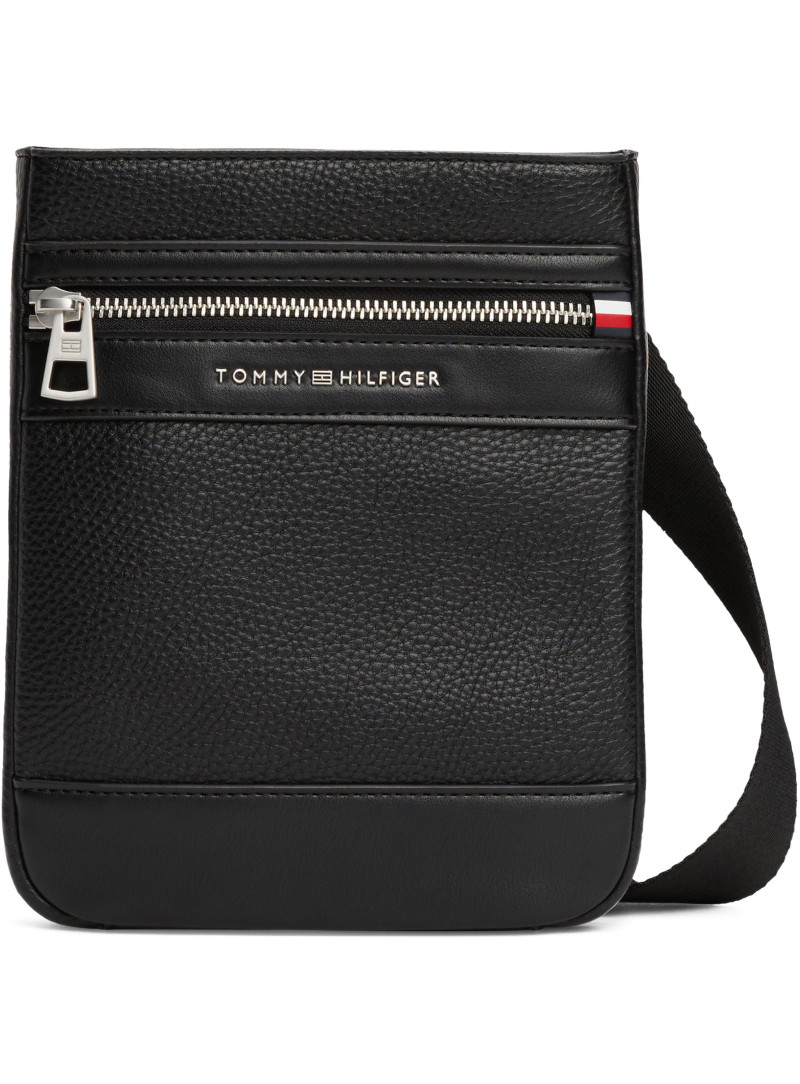 Czarna Torba Męska Saszetka TOMMY HILFIGER Th Central Mini Crossover AM0AM13205 BDS