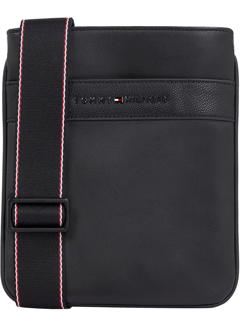 Czarna Torba Męska Saszetka TOMMY HILFIGER Th Corp Mini Crossover AM0AM13225 BDS