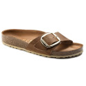 Klapki BIRKENSTOCK Madrid Big Buckle LEOI Cognac HEX 1006524 1