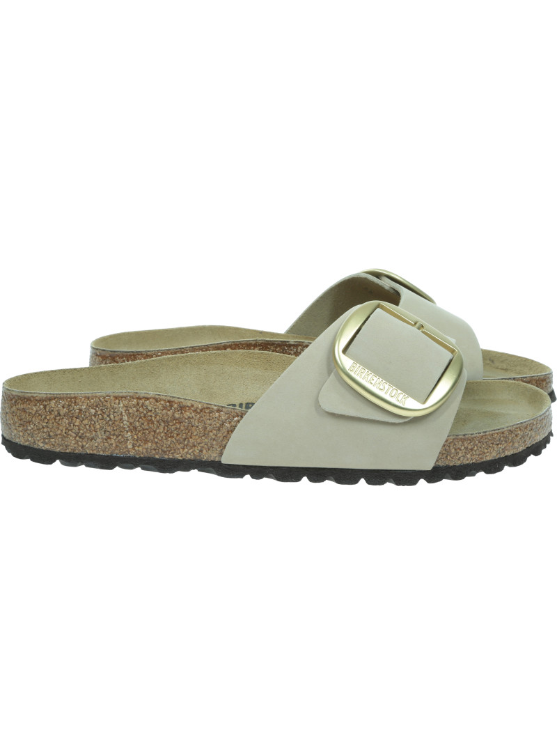Klapki BIRKENSTOCK Madrid Big Buckle LENB Sandcastle 1024140 Klapki BIRKENSTOCK Madrid Big Buckle LENB Sandcastle 1024140