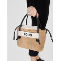Torebka TOUS Capazo M. T Scoubidou  Natural-black 2001663243 5