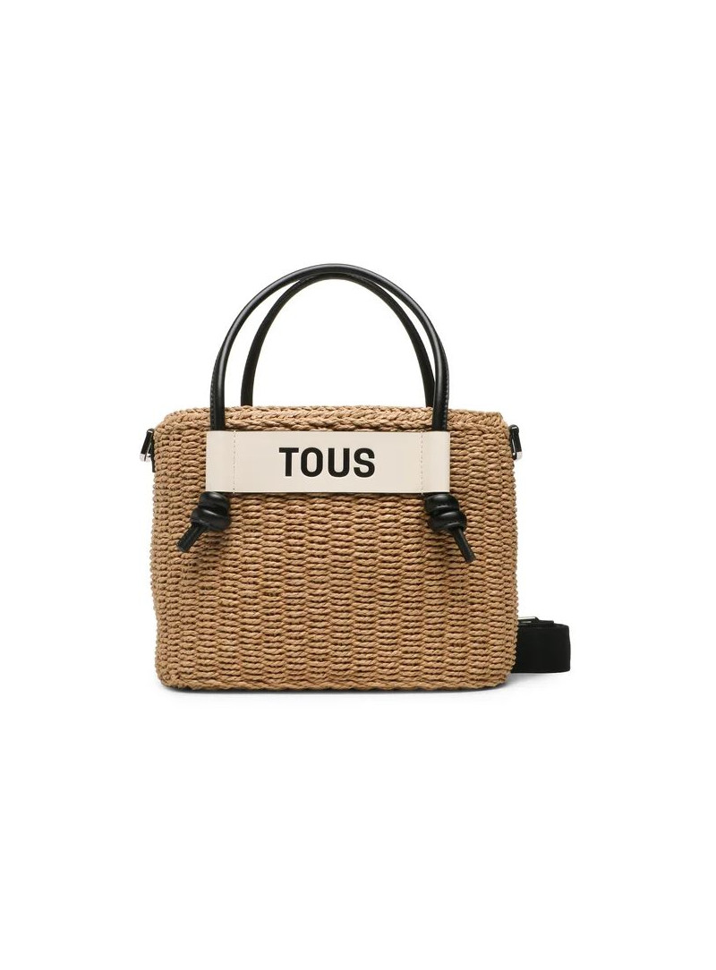 Torebka TOUS Capazo M. T Scoubidou  Natural-black 2001663243