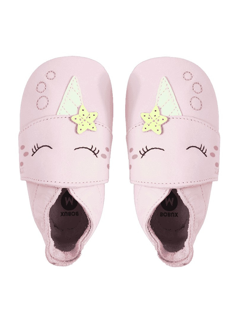 Skórzane Kapcie BOBUX Soft Sole Narwhal Parfait Pink 1125-204-100
