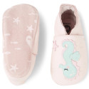 Skórzane Kapcie BOBUX Soft Sole Seahorse Heavenly Pink 1125212-107 2