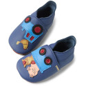 Skórzane Kapcie BOBUX Soft Sole Rusty Ride Blue Indigo 1125-234-109 6