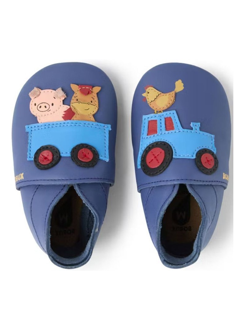 Skórzane Kapcie BOBUX Soft Sole Rusty Ride Blue Indigo 1125-234-109 Skórzane Kapcie BOBUX Soft Sole Rusty Ride Blue Indigo 1125-234-109