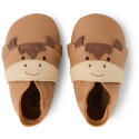 Skórzane Kapcie BOBUX Soft Sole Mooley Cow Caramel 1125-238-13 1