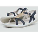 Granatowe Sandały BOBUX 833401 PIXIE SANDAL NAVY + MISTY GOLD
