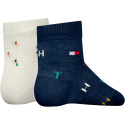 Skarpetki Niemowlęce TOMMY HILFIGER Th Baby Sock 2P 701236335 002 2