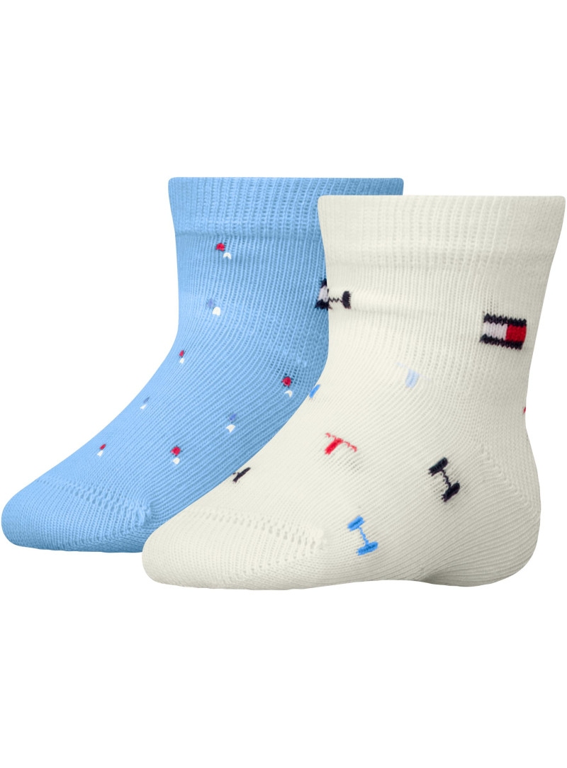 Skarpetki Niemowlęce TOMMY HILFIGER Th Baby Sock 2P 701236335 003