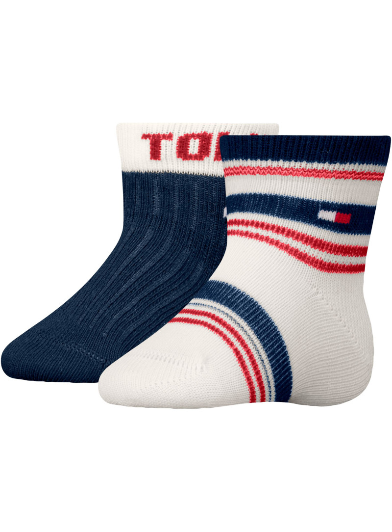 Skarpetki Niemowlęce TOMMY HILFIGER Th Baby Sock 2P 701236336 002