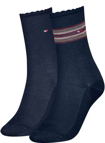 Skarpetki Damskie TOMMY HILFIGER Th Women Sock Casual 2P 701236458 001