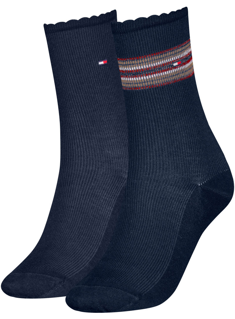 Skarpetki Damskie TOMMY HILFIGER Th Women Sock Casual 2P 701236458 001