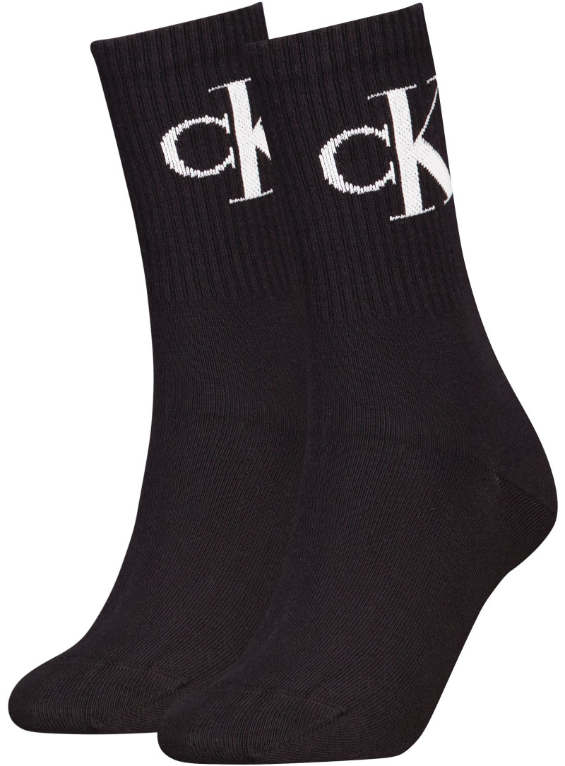 Skarpetki CALVIN KLEIN JEANS CKJ Women Sock 2P Monogram 701228811 001