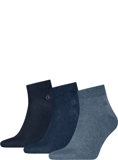 Skarpety Męskie CALVIN KLEIN Ck Men Quarter 3P 701234209 005