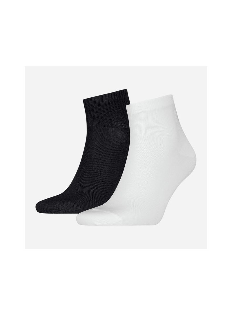 Skarpety Męskie CALVIN KLEIN Ck Men QUARTER 2P SHADOW RIB 701231392 001
