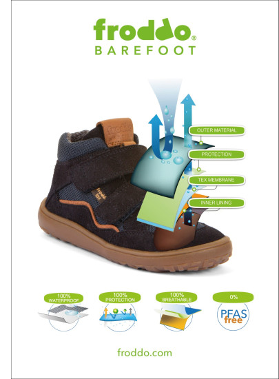 Wodoodporne Trzewiki Barefoot FRODDO Tex G3110266