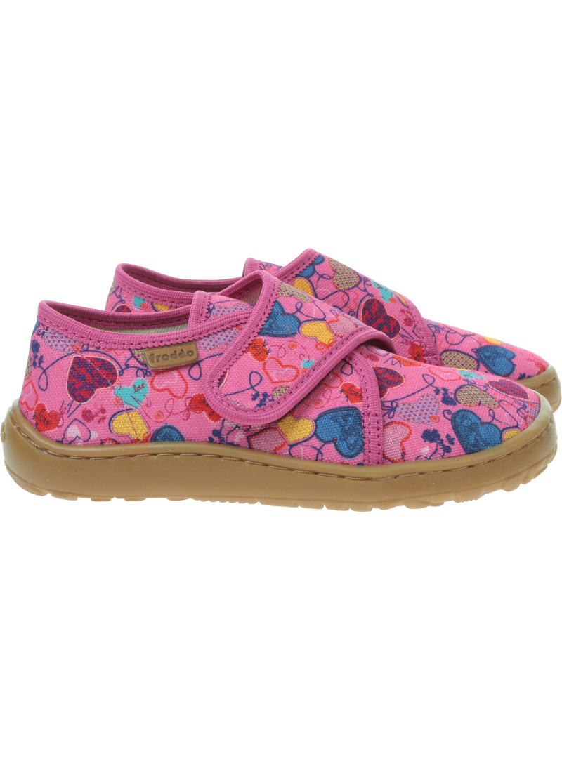 Kapcie Barefoot Dla Dzieci Serduszka FRODDO Children Slipper G1700421-6 Kapcie Barefoot Dla Dzieci Serduszka FRODDO Children Slipper G1700421-6