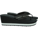 Japonki Na Koturnie TOMMY HILFIGER Stripes Wedge Beach Sandal FW0FW08858 BDS 1
