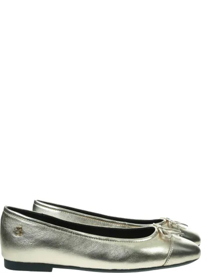 Baleriny TOMMY HILFIGER Metallic Toe-Cap Ballerina FW0FW08920 0HS