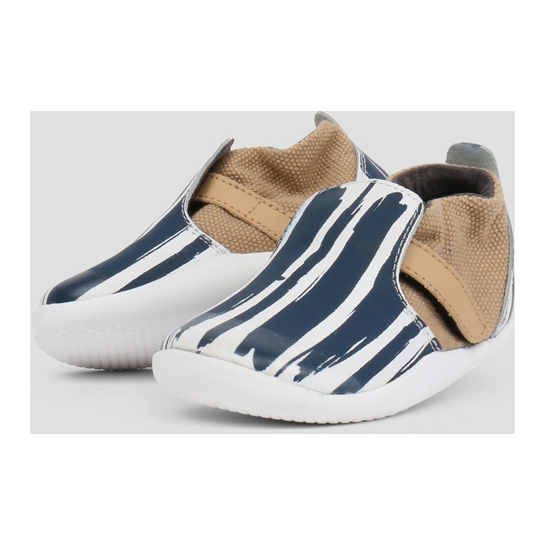 Ultralekkie półbuty BOBUX 500041 XPLORER PAINT WHITE NAVY