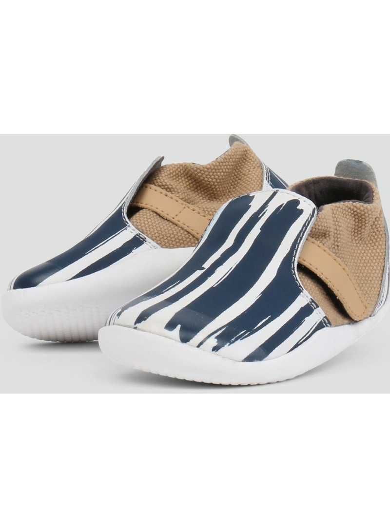 Ultralekkie półbuty BOBUX 500041 XPLORER PAINT WHITE NAVY