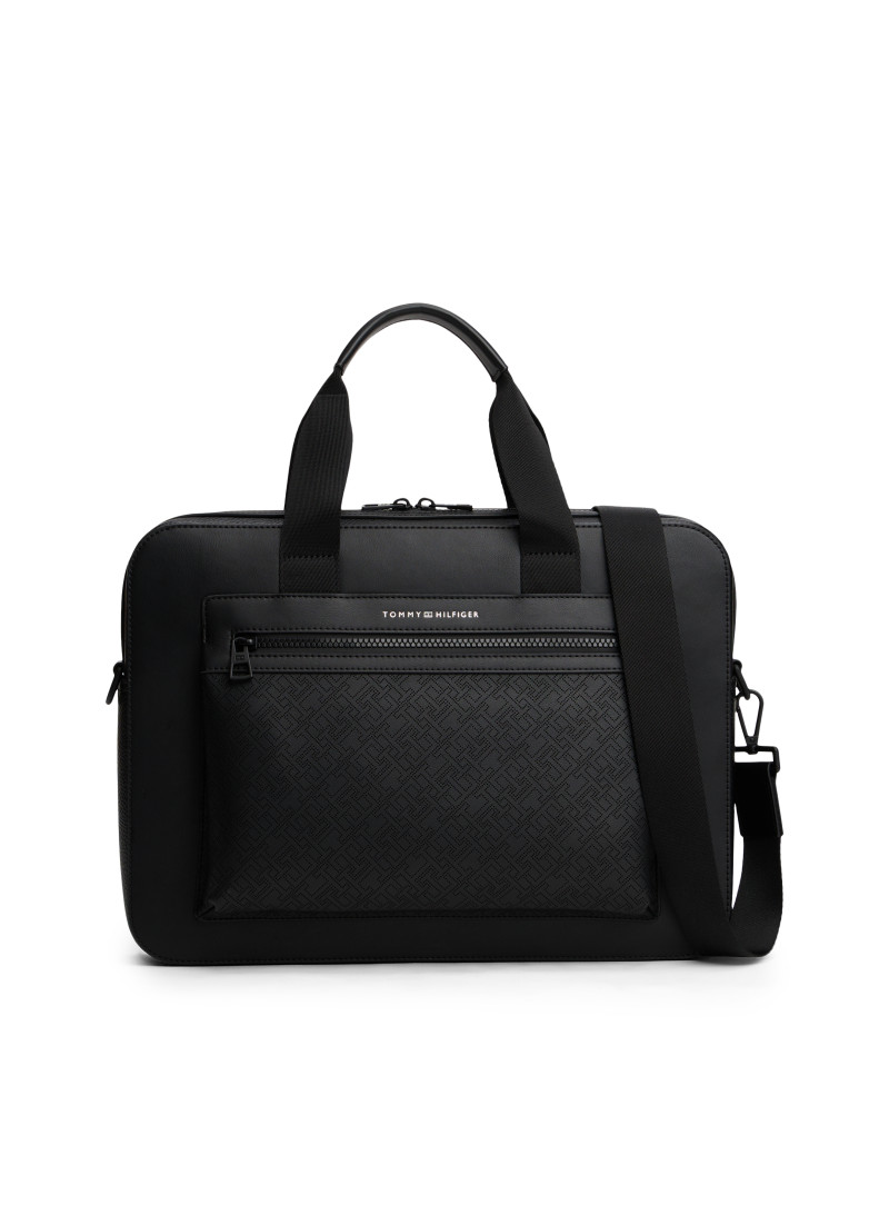 Torba Na Laptopa TOMMY HILFIGER Th Monogram Computer Bag AM0AM13835 BDS