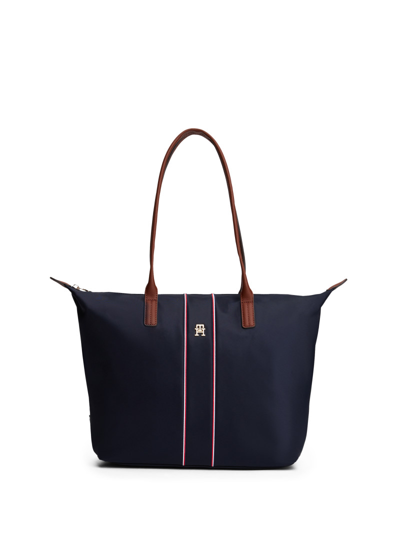 Torebka TOMMY HILFIGER Popette Tote Corp AW0AW17706 0GY
