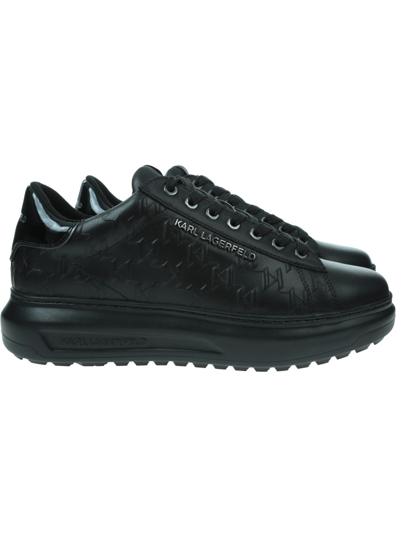 Sneakersy KARL LAGERFELD Kapri Lug Monogram Emboss Lo KL57549 00X