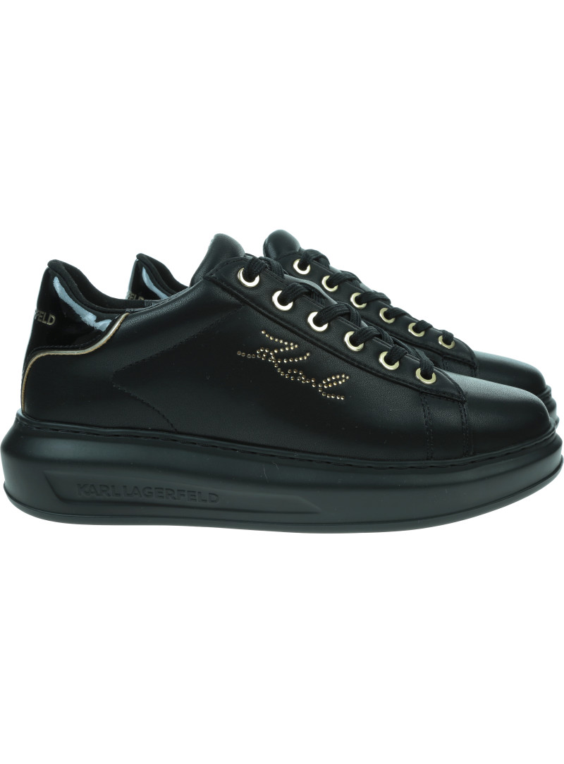 Sneakersy KARL LAGERFELD Kapri Rhinestone Karl Trim KL62518 00G