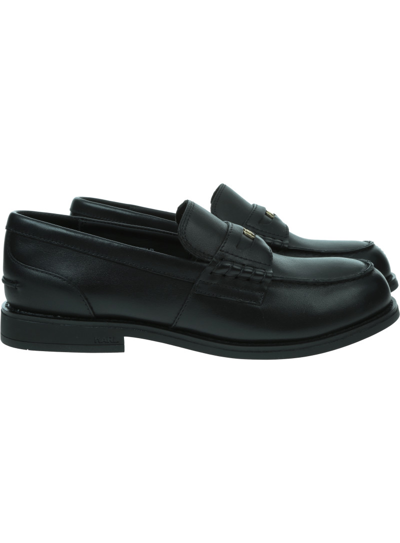 Mokasyny KARL LAGERFELD MIA Karl Penny Loafer KL42125 000
