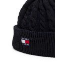 Czapka Zimowa TOMMY JEANS Tjm Heritage Cable Beanie AM0AM13670 BDS 2