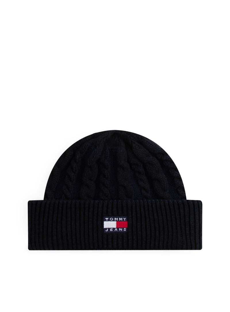 Czapka Zimowa TOMMY JEANS Tjm Heritage Cable Beanie AM0AM13670 BDS
