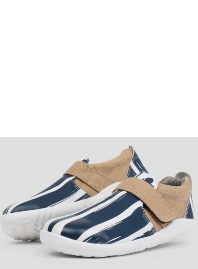 BUTY BOBUX 832711 AKTIV PAINT SHOE WHITE NAVY