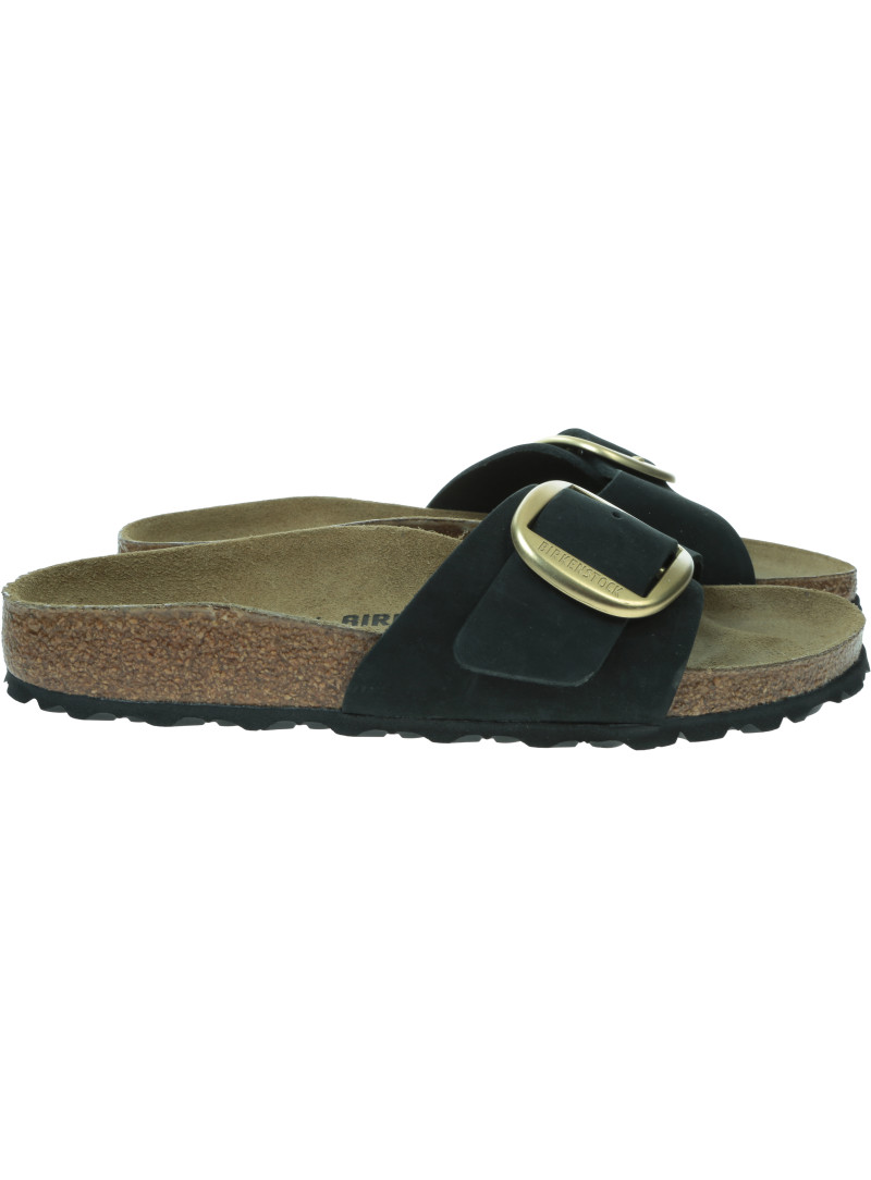 Klapki BIRKENSTOCK Madrid Big Buckle LENB black 1023373