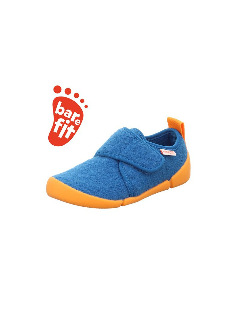 Filcowe Ciepłe Kapcie Barefit SUPERFIT Venti 1-006701-8000