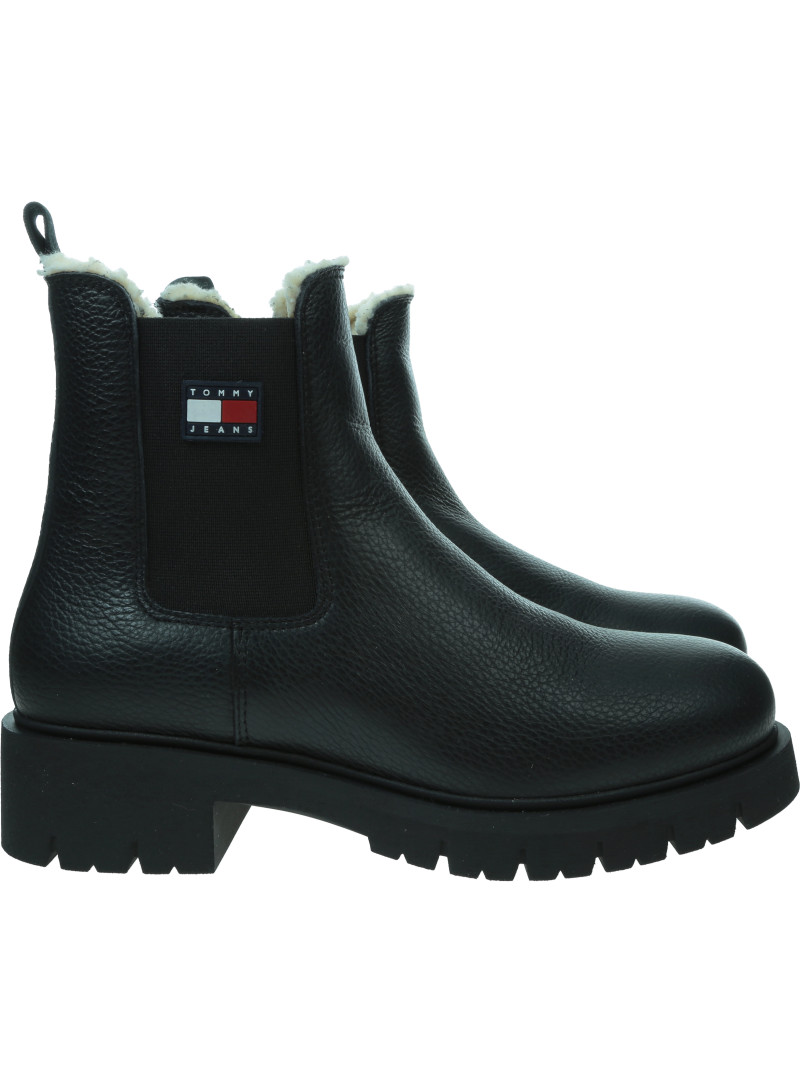 Sztyblety TOMMY JEANS Tjw Chelsea Boot Wl EN0EN02826 BDS Sztyblety TOMMY JEANS Tjw Chelsea Boot Wl EN0EN02826 BDS