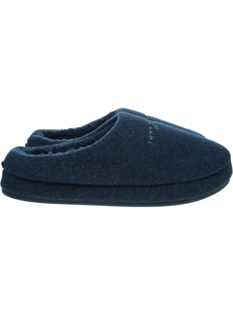 Kapcie TOMMY HILFIGER Felt House Shoe FM0FM05614 DW5
