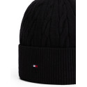 Czapka Zimowa TOMMY HILFIGER Th Flag Cable Knit AM0AM13588 BDS 3