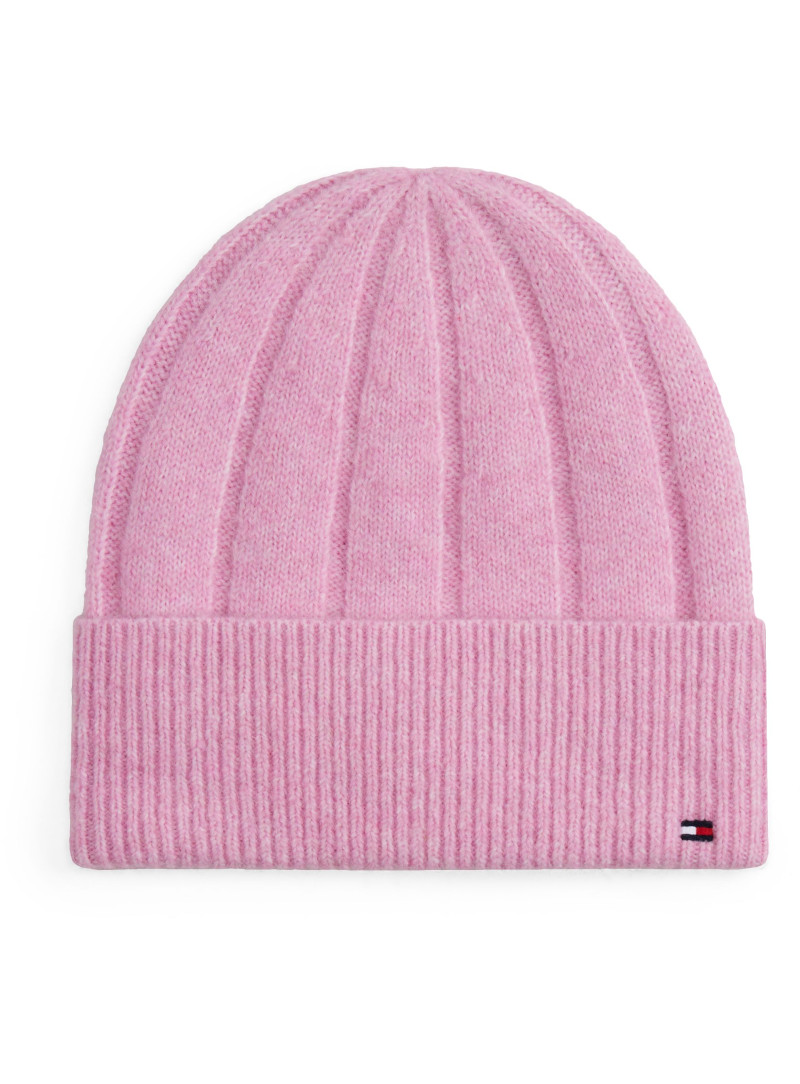 Czapka Zimowa TOMMY HILFIGER Th Flag Fluffy Beanie AW0AW17779 TR9