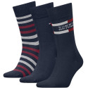 Zestaw Skarpetki Męskie TOMMY HILFIGER Th Men Sock 3P Giftbox 701235376 001 1