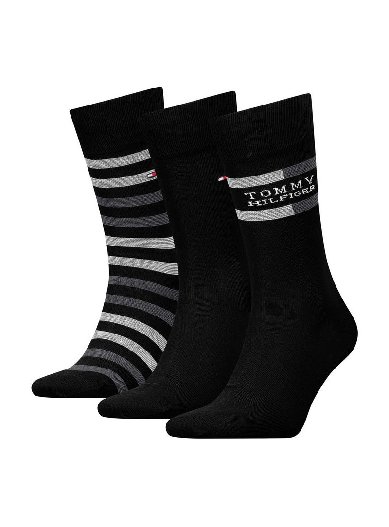 Zestaw Skarpetki Męskie TOMMY HILFIGER Th Men Sock 3P Giftbox 701235376 002