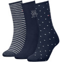 Zestaw Skarpetki Damskie TOMMY HILFIGER Th Women Sock 3P Giftbox 701236464 001 1