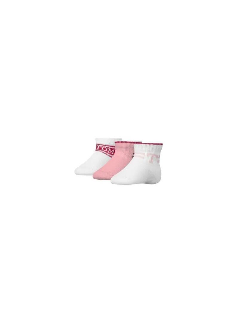 Zestaw Skarpetki Niemowlęce TOMMY HILFIGER 701236341 001 Th Baby Sock 3P Giftbox