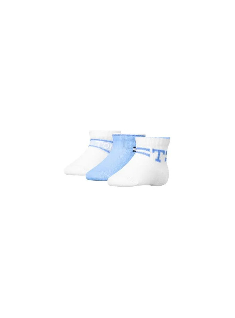 Zestaw Skarpetki Niemowlęce TOMMY HILFIGER 701236341 003 Th Baby Sock 3P Giftbox