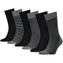 Zestaw Skarpetki Męskie TOMMY HILFIGER 701235373 002 Th Men Sock 6P Giftbox 1
