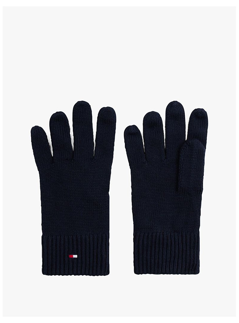 Rękawiczki Męskie TOMMY HILFIGER Essentials Flag Gloves AM0AM12845 DW6